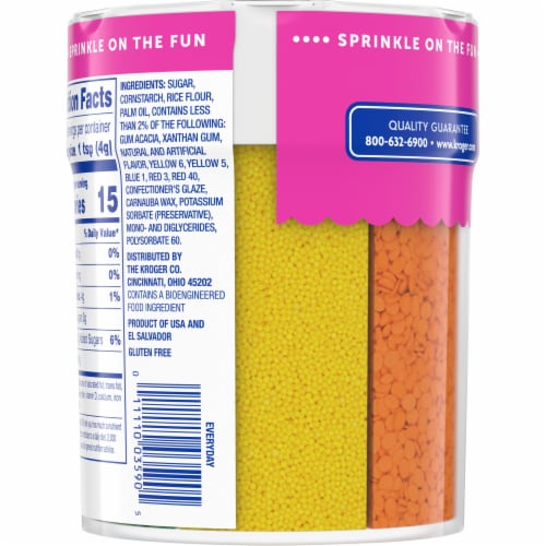 Kroger® 6 Cell Sprinkle Mix Perspective: back