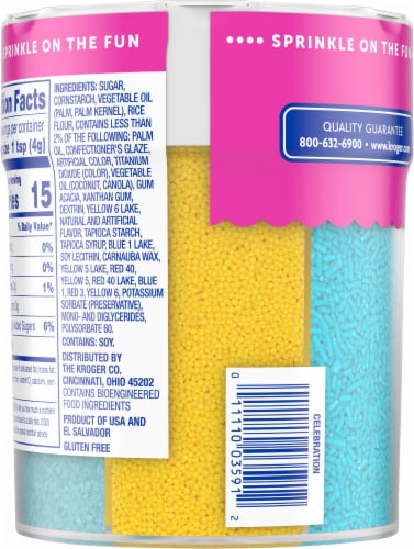 Kroger® Sprinkle Mix Perspective: back