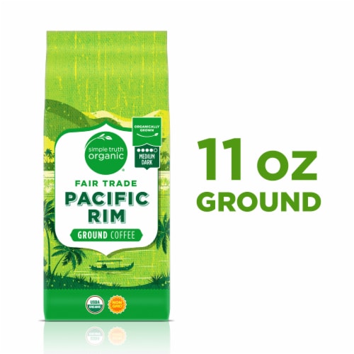 Simple Truth Organic® Pacific Rim Medium Dark Roast Ground Coffee Perspective: back