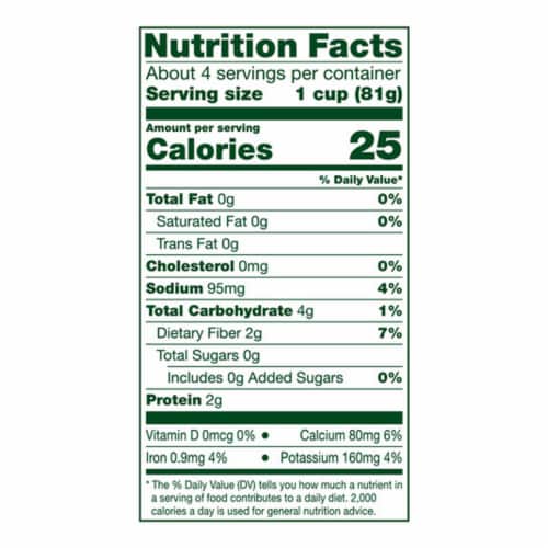Simple Truth Organic® Frozen Spinach Chopped Perspective: back