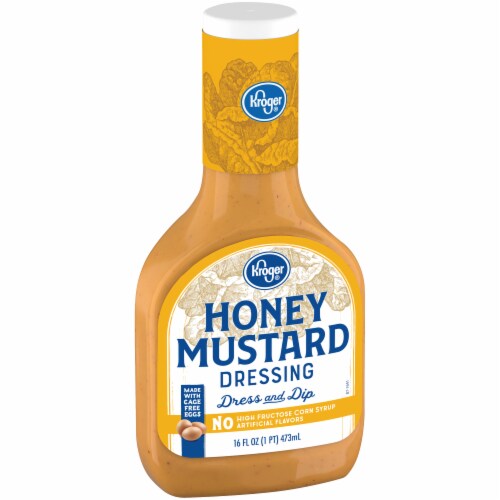 Kroger® Honey Mustard Salad Dressing Perspective: back