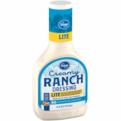 Kroger® Light Creamy Ranch Salad Dressing Perspective: back