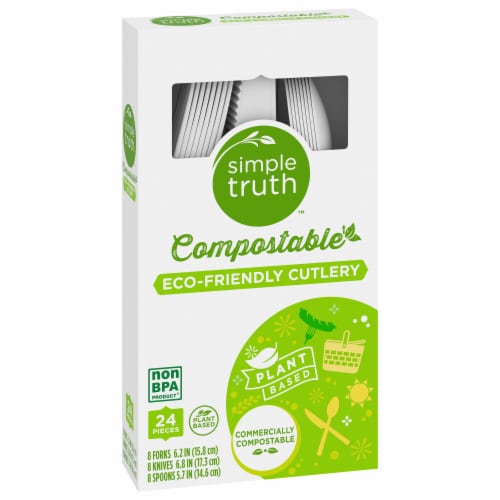 Simple Truth® Compostable Eco-Friendly Cutlery Perspective: back