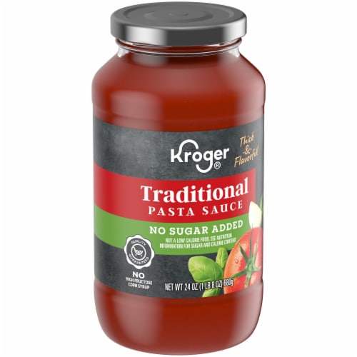 Kroger® No Sugar Added Traditional Pasta Sauce Perspective: back
