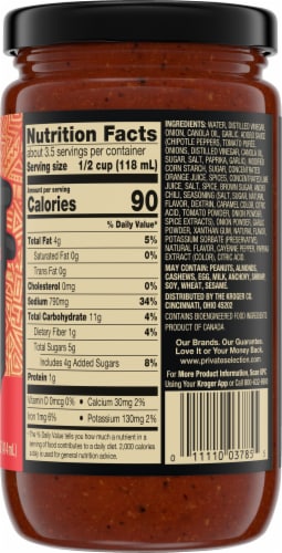 Private Selection® Carnitas Cooking Sauce Perspective: back
