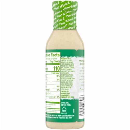Simple Truth™ Plant Based Caesar Dressing Perspective: back