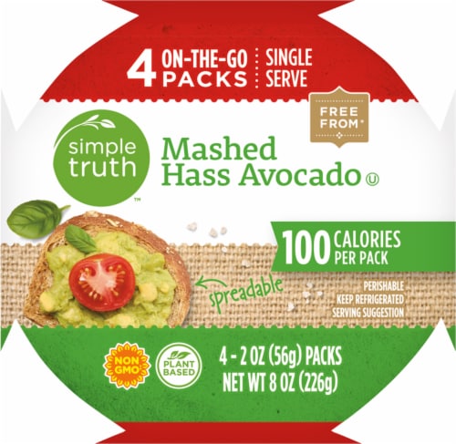 Simple Truth® Mashed Avocado Perspective: back