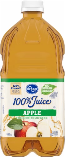 Kroger® 100% Apple Juice Perspective: back