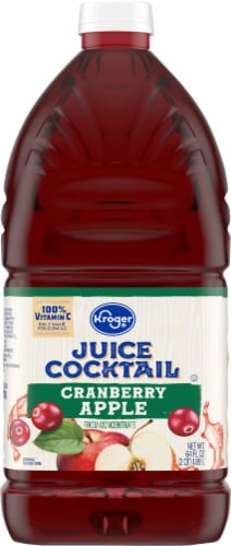 Kroger® Cranberry Apple Juice Cocktail Perspective: back