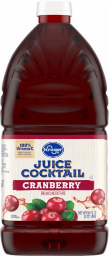 Kroger® Cranberry Juice Cocktail Perspective: back