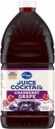 Kroger® Grape Cranberry Juice Cocktail From Concentrate Perspective: back