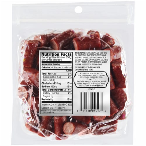 Private Selection® Turkey Snack Bites Perspective: back