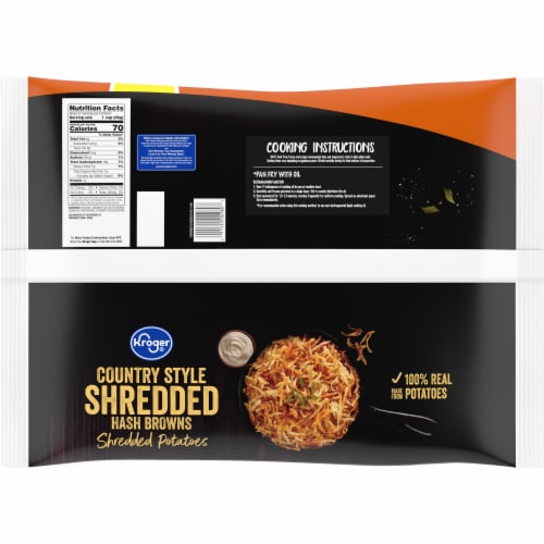 Kroger® Country Style Hash Browns BIG Deal! Perspective: back
