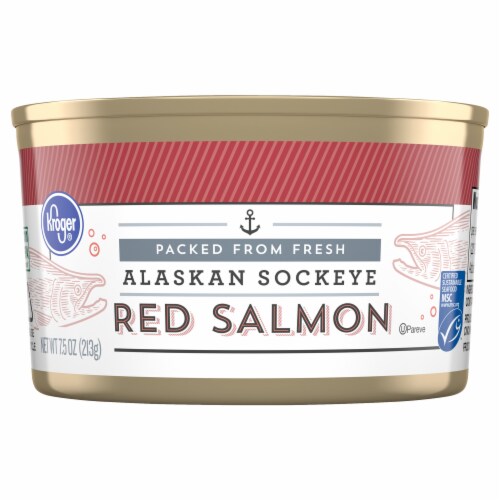 Kroger® Alaskan Red Sockeye Salmon Perspective: back