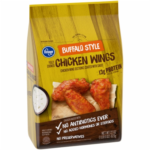 Kroger® Frozen Fully Cooked Buffalo Style Chicken Wings Perspective: back