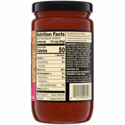 Private Selection® Carne Asada Cooking Sauce Perspective: back