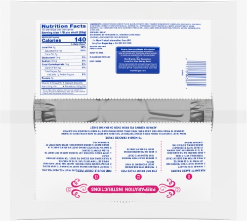 Kroger® Deep Dish Ready-to-Bake Pie Crusts Perspective: back