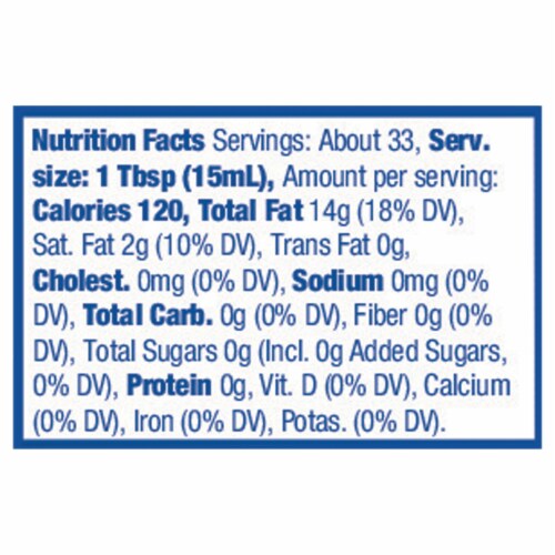 Kroger® Extra Virgin Olive Oil Perspective: back