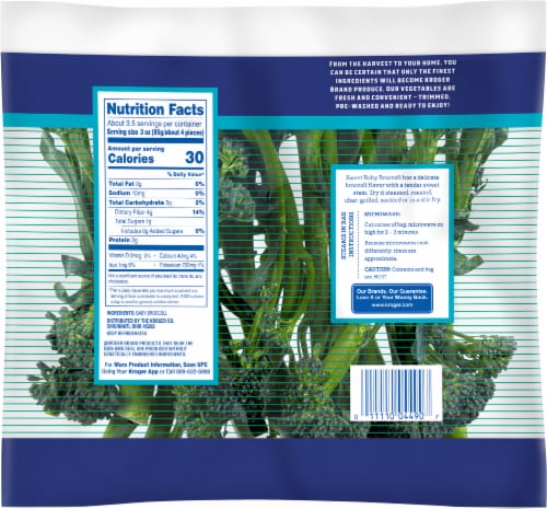 Kroger® Sweet Baby Broccoli Perspective: back