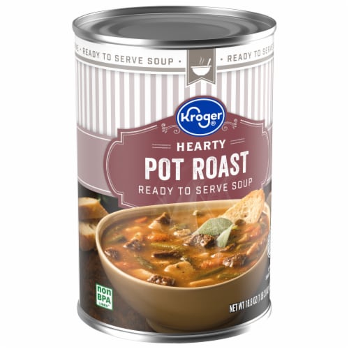Kroger® Hearty Pot Roast Soup Perspective: back