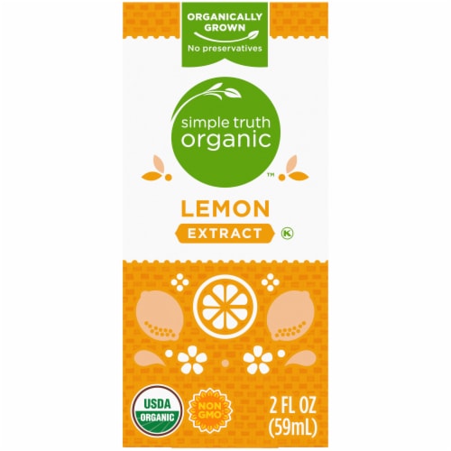 Simple Truth Organic™ Lemon Extract Perspective: back