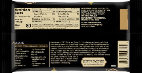 Private Selection™ White Chocolate Chips Perspective: back