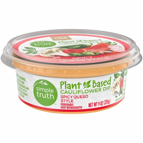 Simple Truth™ Plant Based Spicy Queso Style Cauliflower Dip Perspective: back