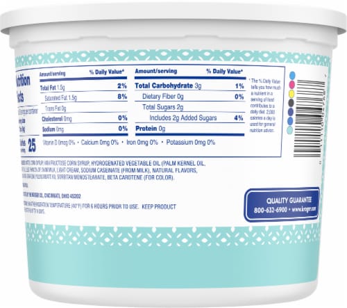 Kroger® Original Whipped Topping Perspective: back
