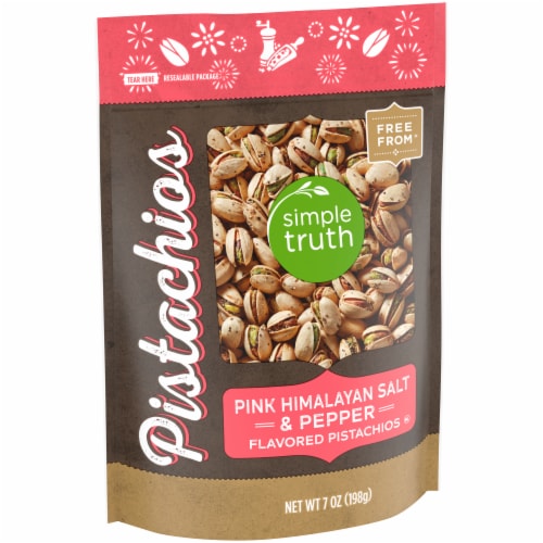 Simple Truth® Pink Himalayan Salt & Pepper Flavored Pistachios Perspective: back