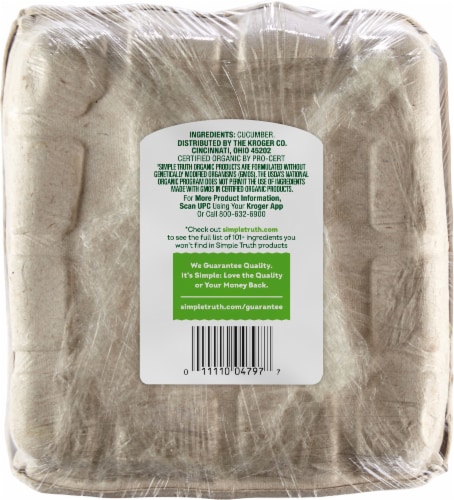 Simple Truth Organic™ Seedless Mini Cucumbers Perspective: back