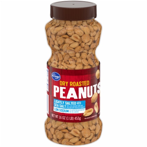 Kroger® Dry Roasted Lightly Salted Peanuts Perspective: back