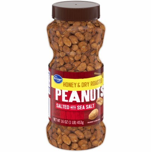 Kroger® Salted Honey & Dry Roasted Peanuts Perspective: back