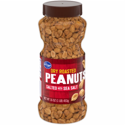 Kroger® Salted Dry Roasted Peanuts Perspective: back