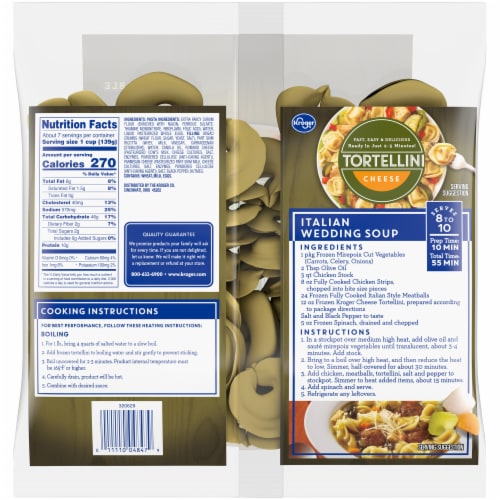 Kroger® Cheese Tortellini Perspective: back