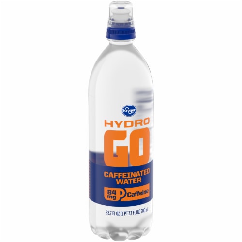 Kroger® Hydro GO Caffeinated Bottled Water Perspective: back