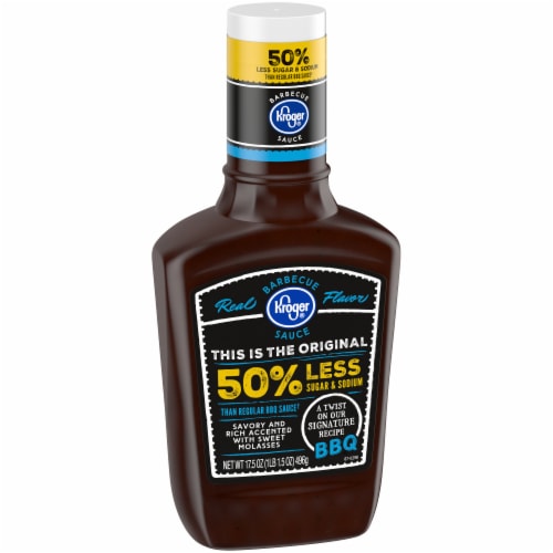 Kroger® Reduced Sugar & Sodium BBQ Sauce Perspective: back