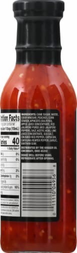 Private Selection® Peach Carolina Reaper Hot Wing Sauce Perspective: back