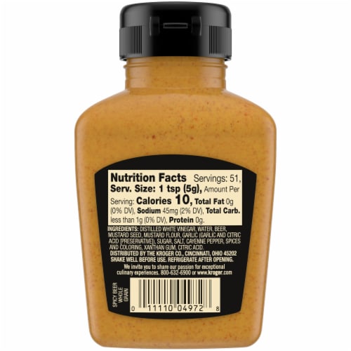 Private Selection® Spicy Beer Whole Grain Mustard Perspective: back