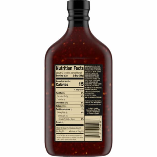 Private Selection® Moonshine Moppin Craft BBQ Sauce Perspective: back