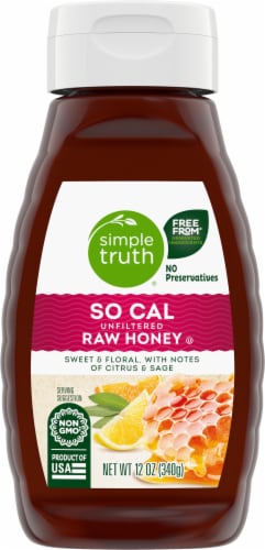 Simple Truth® Unfiltered & Raw Honey Regional Southern California Perspective: back