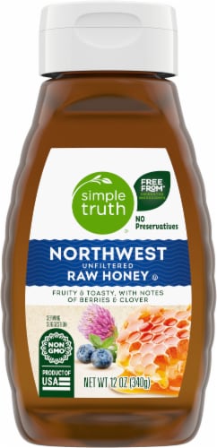 Simple Truth® Raw & Unfiltered Northwest Honey Perspective: back