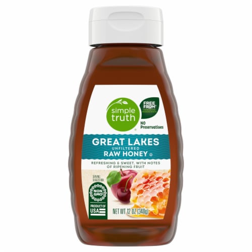 Simple Truth® Unfiltered & Raw Honey Regional Great Lakes Perspective: back