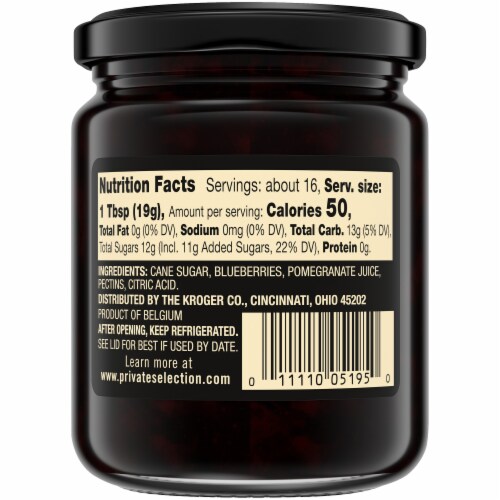 Private Selection® Blueberry & Pomegranate Preserves Perspective: back