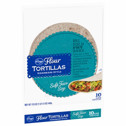 Kroger® Soft Taco Size Flour Tortillas Perspective: back