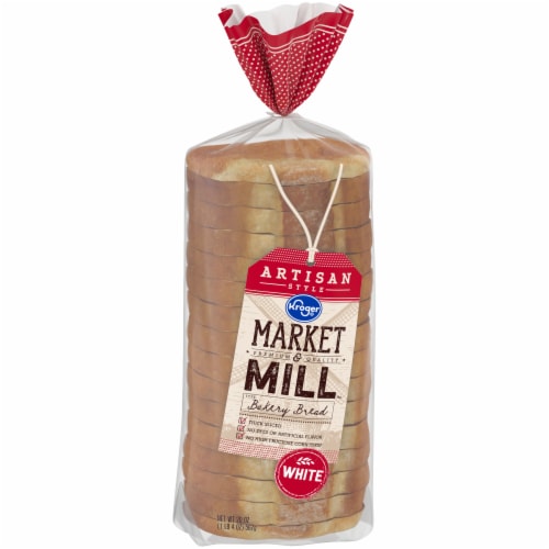Kroger® Market & Mill® Artisan White Bread Perspective: back