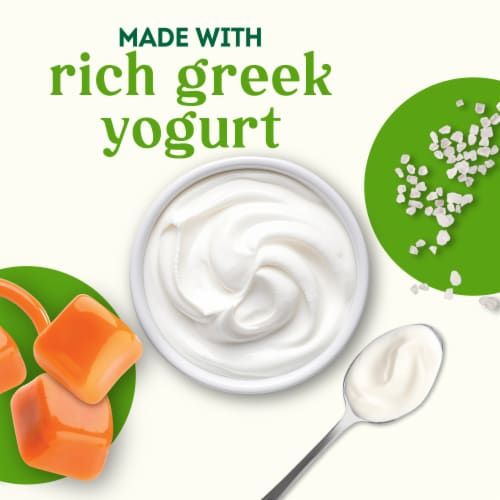 Simple Truth® Yo Greek! Sea Salt Caramel Greek Frozen Yogurt Bars Perspective: back