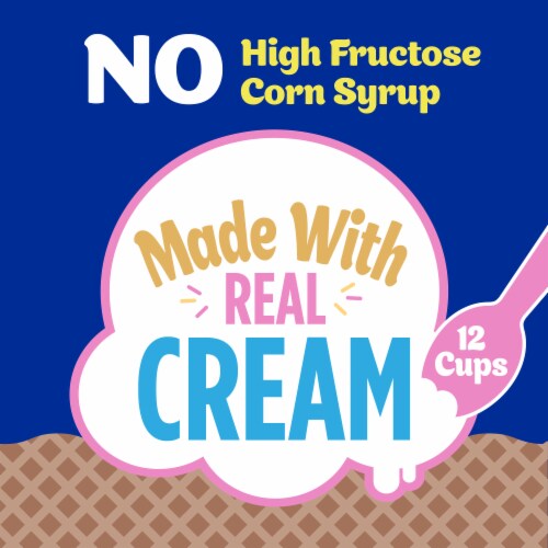 Kroger® Deluxe Vanilla Ice Cream Party Cups Perspective: back
