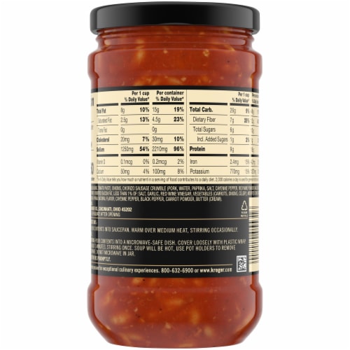 Private Selection™ Gourmet Cannellini Bean & Chorizo Soup Perspective: back