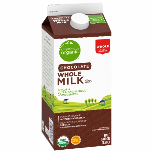 Simple Truth Organic® Chocolate Whole Milk Perspective: back
