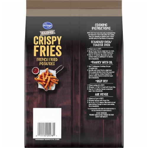 Kroger® Seasoned Crispy Fries Perspective: back